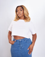 BP BASIC CROP TEE - WHITE - Image 5