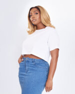 BP BASIC CROP TEE - WHITE - Image 6