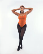 ESSENTIAL BODYSUIT - LIGHT ORANGE