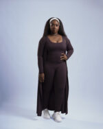 COVER-UP JACKET - PLUM - Image 3