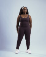 CONTOUR JUMPSUIT - PLUM