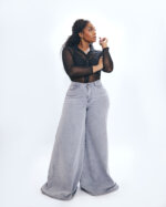 BP BASIC BUTTON MESH TOP - BLACK - Image 6
