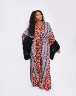 ADIRE LUXE (ORANGE & BLACK)