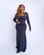 BP BASIC MAXI SKIRT - Black