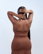 BP BASIC HALTER TOP - BROWN - Image 2