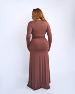BP BASIC MAXI SKIRT - Brown - Image 3