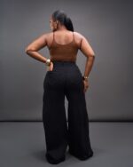 ZOE FLARE JEANS - BLACK - Image 3